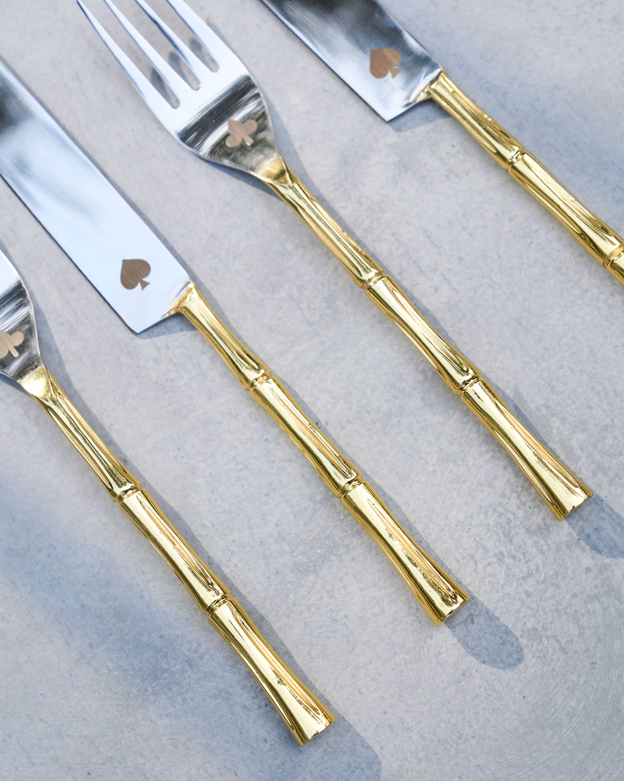 Spade & Club Cutlery (Set of 4)