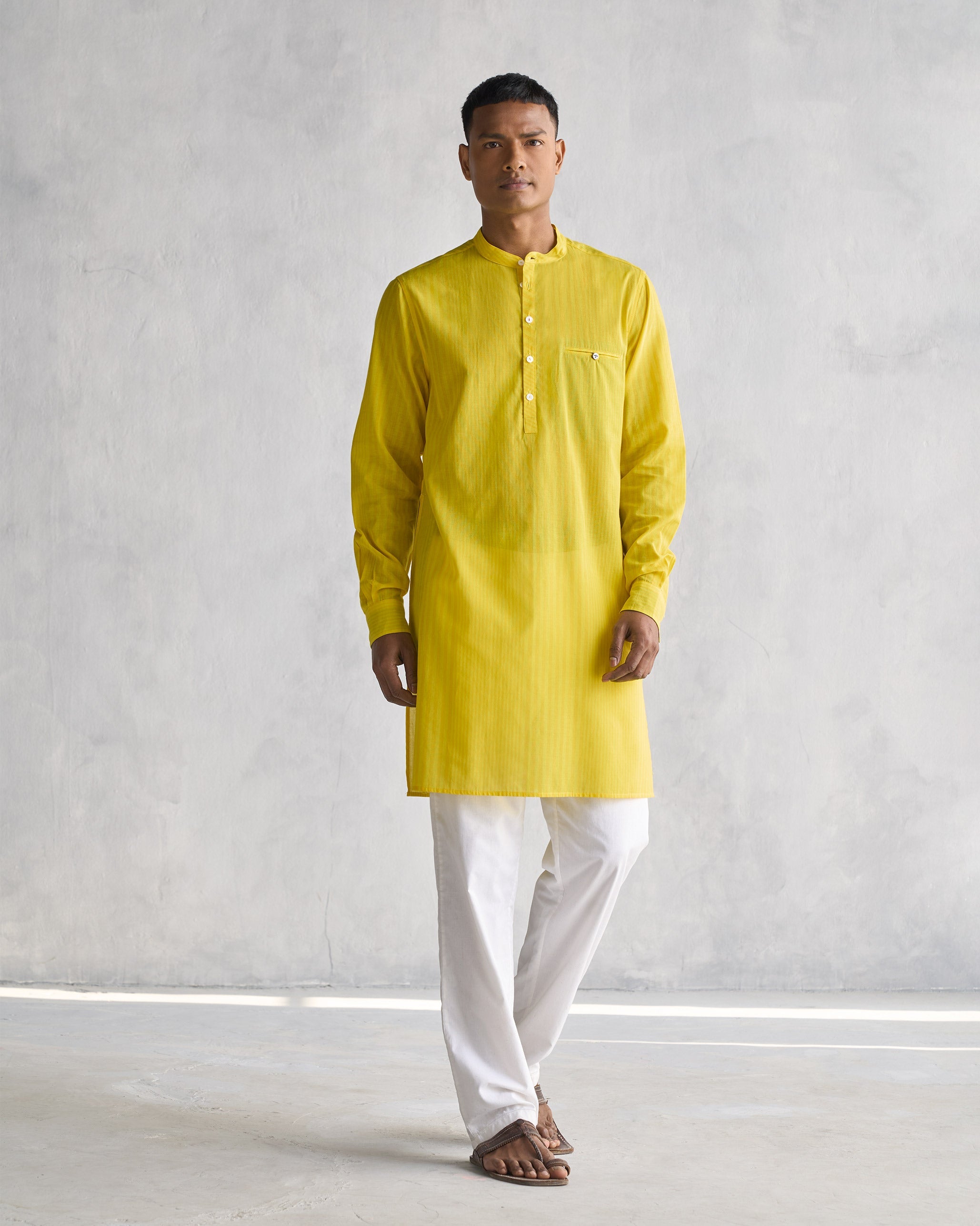 Pondicherry Kurta - Yellow